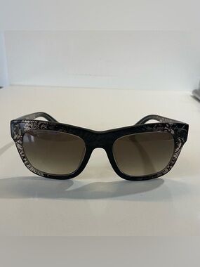 Valentino Vintage Gradient Lace Lenses